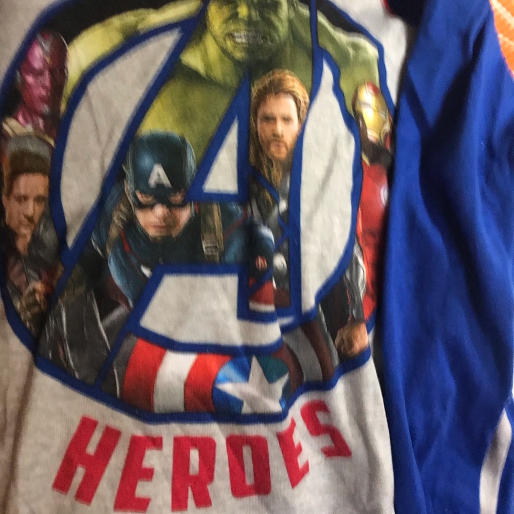 Bundle of various character pjs. Tops and bottoms.